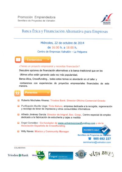 Banca Etica y Financiacion Alternativa